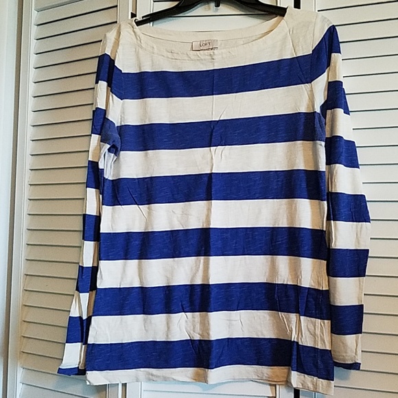 LOFT Tops - 🍁Fall Staple🍁Loft Boat Neck Long Sleeve Shirt LOFT Tops - 🍁Fall Staple🍁Loft Boat Neck Long Sleeve Shirt